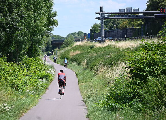Saar-Radweg-Sonne Saar-Radweg mit direkter Sonne
