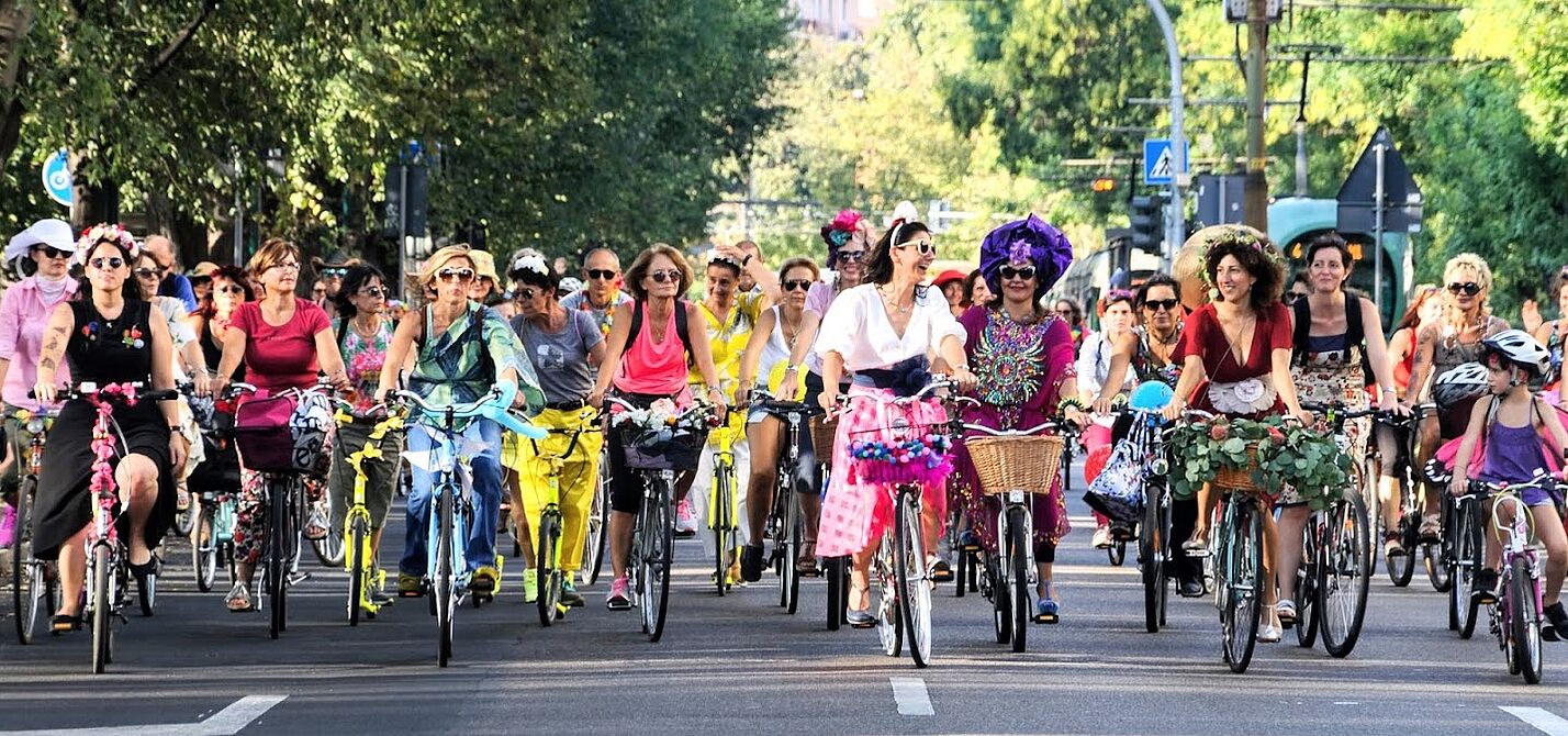 Fancy Women Bike Ride