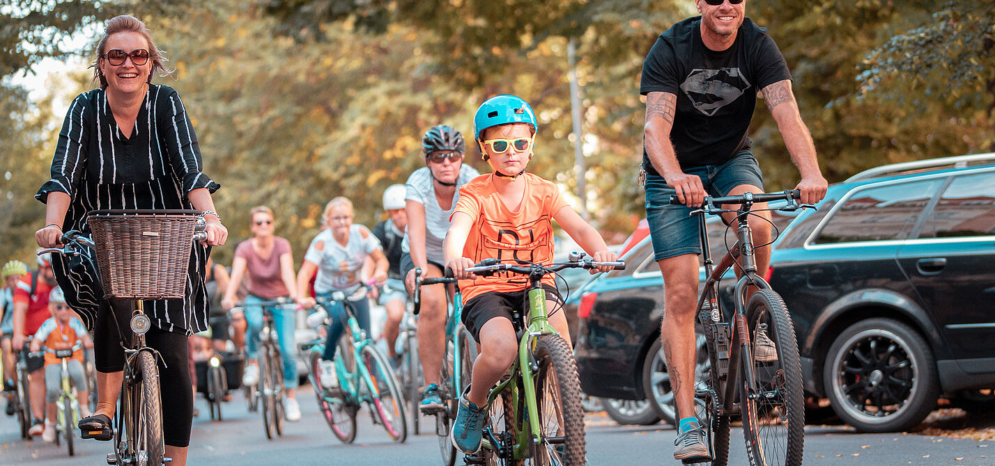 Fahrraddemo "Einfach Sicher Fahrradfahren" Fahrraddemo